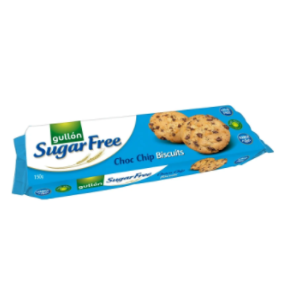 Печенье без сахара Gullon Choco Chips Cookies 150г