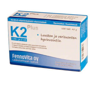 FENNOVITA OY K2 Plus 100 таблеток