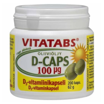 HANKINTATUKKU OY Vitatabs D 200 капсул