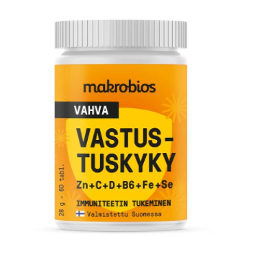 Macrobios VAHVA Zn + C + D + B6 + Fe + Se 60 таблеток