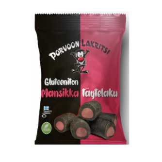 Конфеты Porvoo Licorice 150г клубника