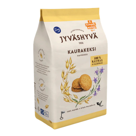 Печенье Jyväshyvä овсяное 350г