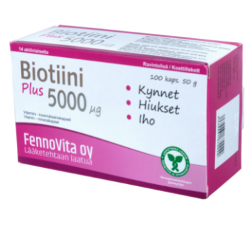 FENNOVITA OY Biotiini Plus 100 капсул