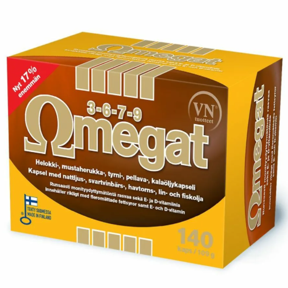 VIA NATURALE ВН Omega-3-6-7-9 140 капсул