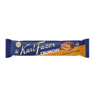 Шоколадный батончик Fazer 55г карамель и нуга