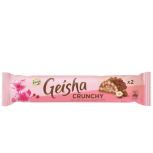 Шоколадная плитка Fazer 50г Geisha Crunchy
