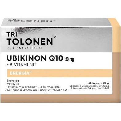 MIDSONA OY Tri Tolonen Ubiquinone Q10 50мг 60 капсул