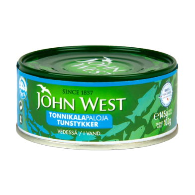 Консервы John West тунец в собственном соку 145г